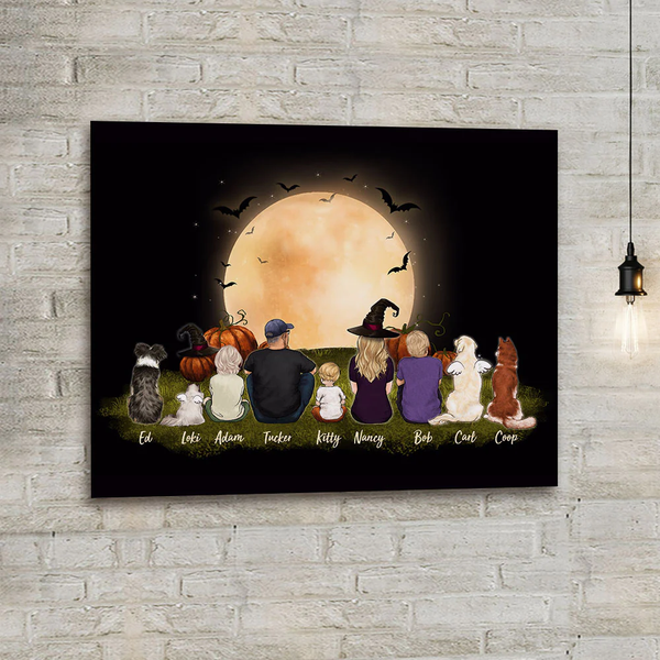 Halloween-family-canvas-print