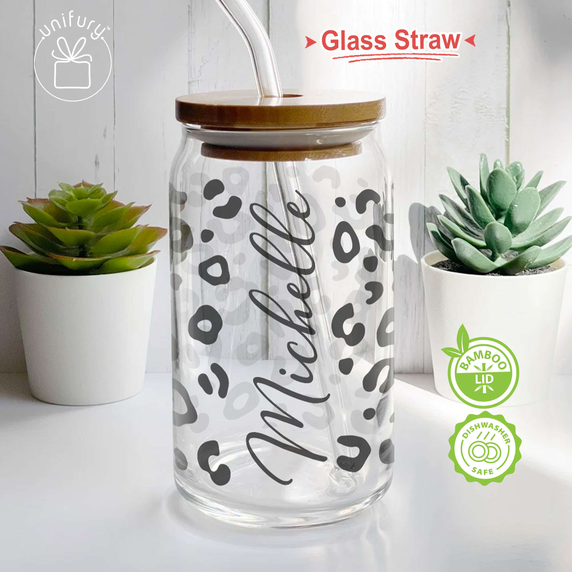 Watercolor Personalized Name on 25oz Frosted Glass Tumbler – Modern  Lifestyle Gifts