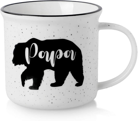 Mama Bear, Papa Bear” Custom Couples Coffee Mugs