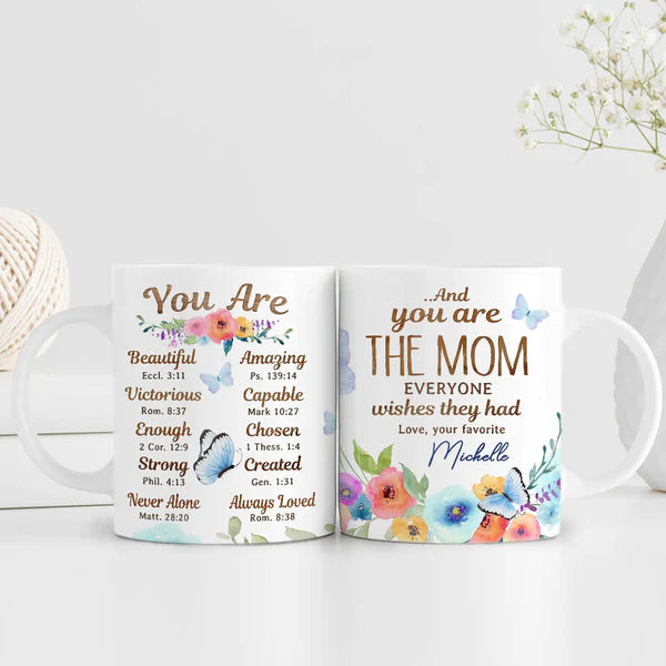 “You Are The Mom Everyone Wishes They Had” Mug for Aunt