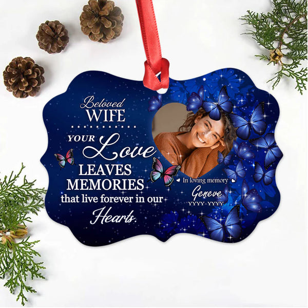 Your-Love-Leaves-Memories-Wife-Memorial-Metal-Ornament