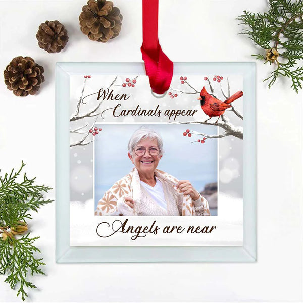 When-Cardinals-Appear-Memorial-Glass-Square-Ornament