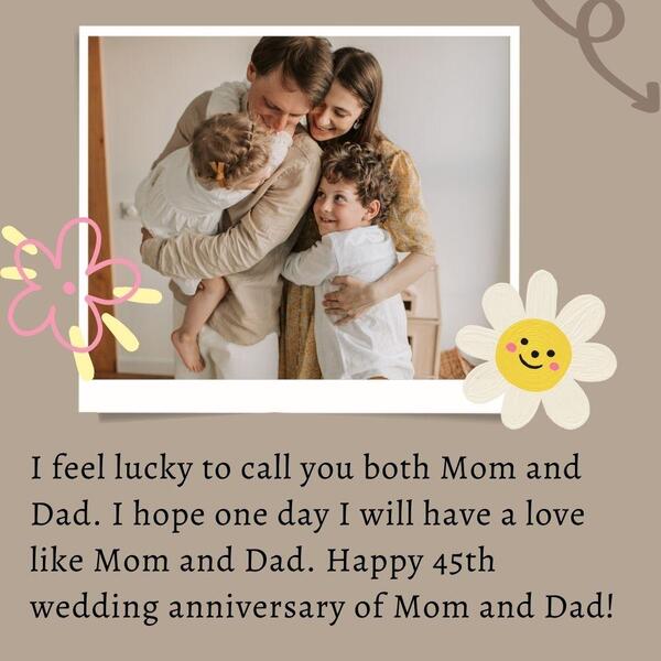 Anniversary message to couple