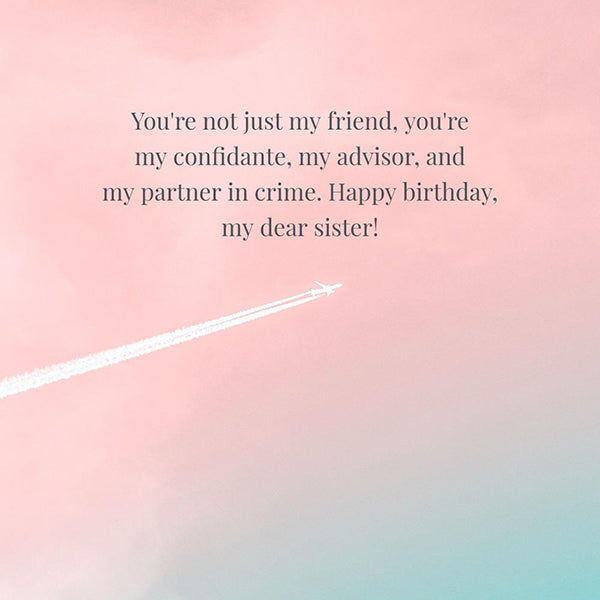 Birthday Greetings For A Friend Like A Sister - Nedda Viviyan