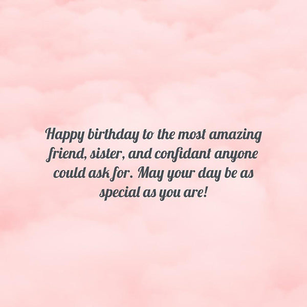 Best Happy Birthday Message For Sister - Lian Sheena