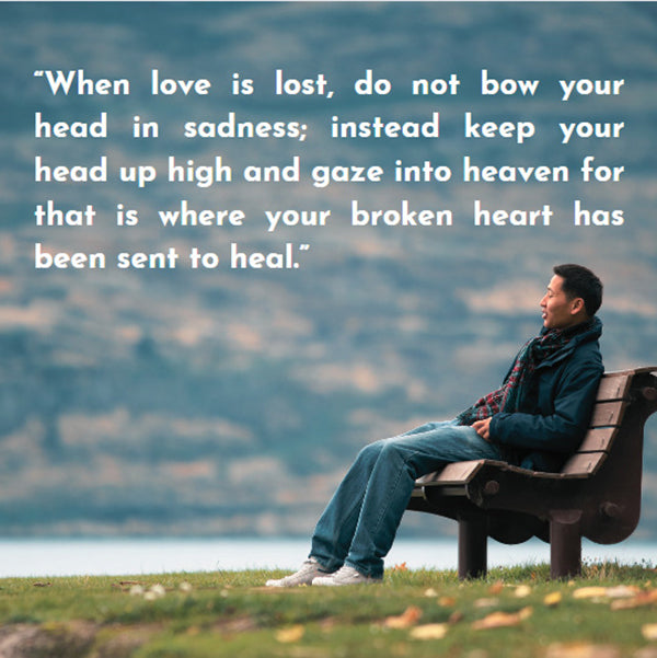 Message of a broken heart