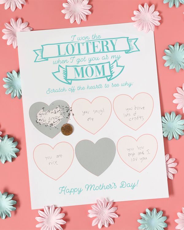 Cute diy mother's day cards