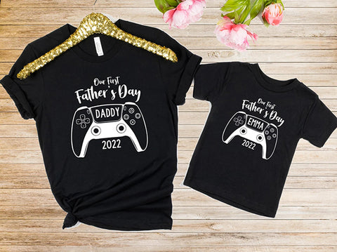 Dad & Baby Matching Gaming Shirt