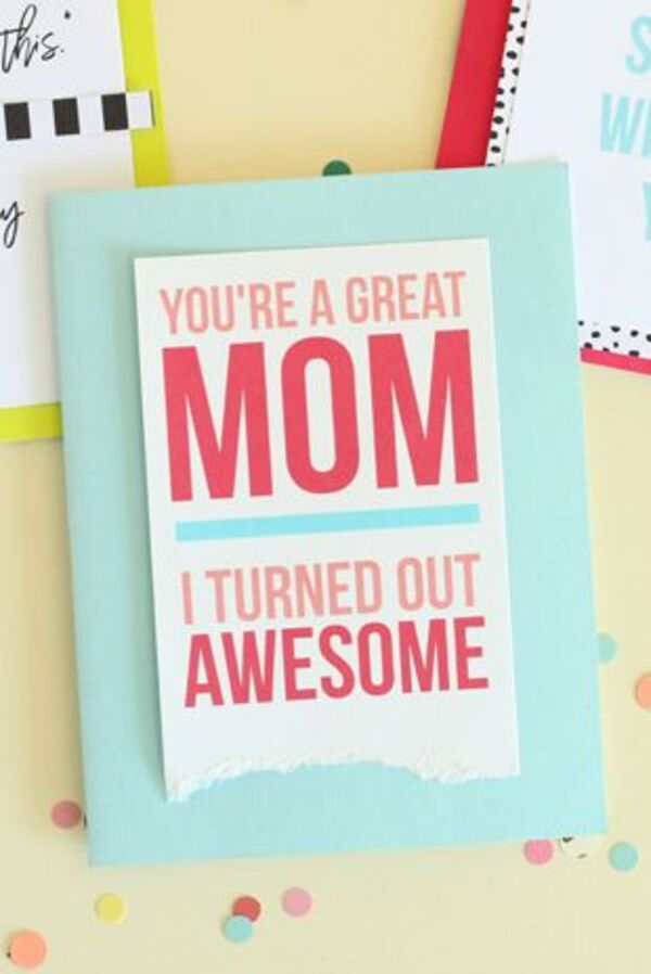 Diy card ideas for mother's day