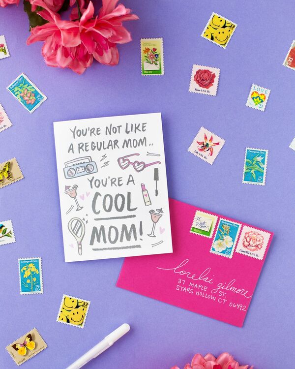 Diy happy mother's day card with pop up flower