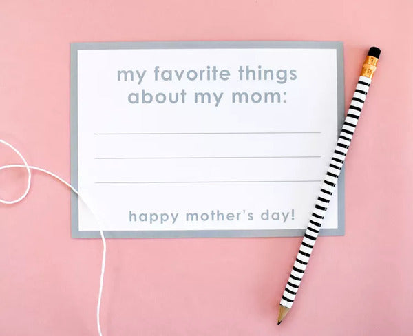 Diy mother's day card printable