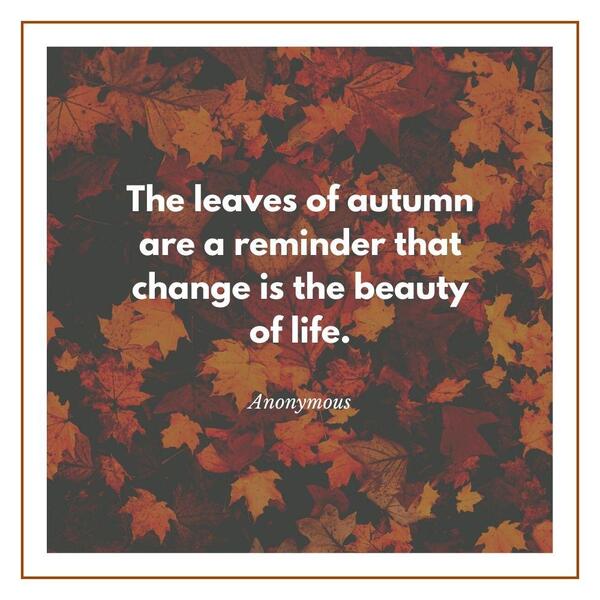 Fall quotes short