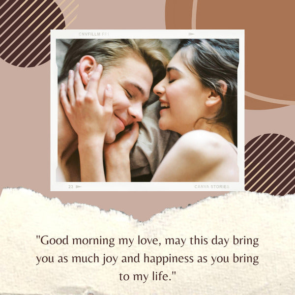 Good morning babe quotes for him