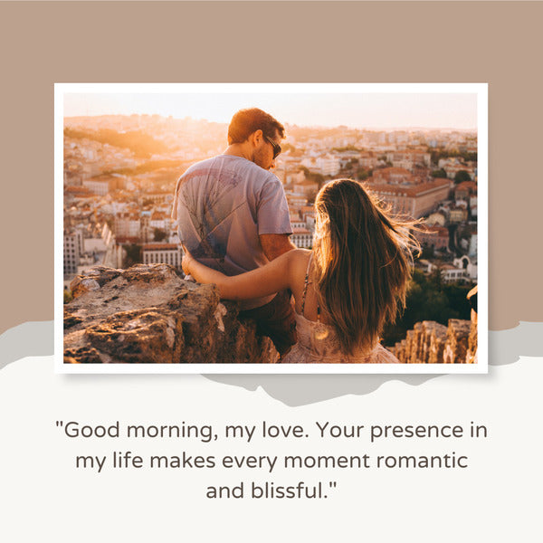 Good morning message for husband far away