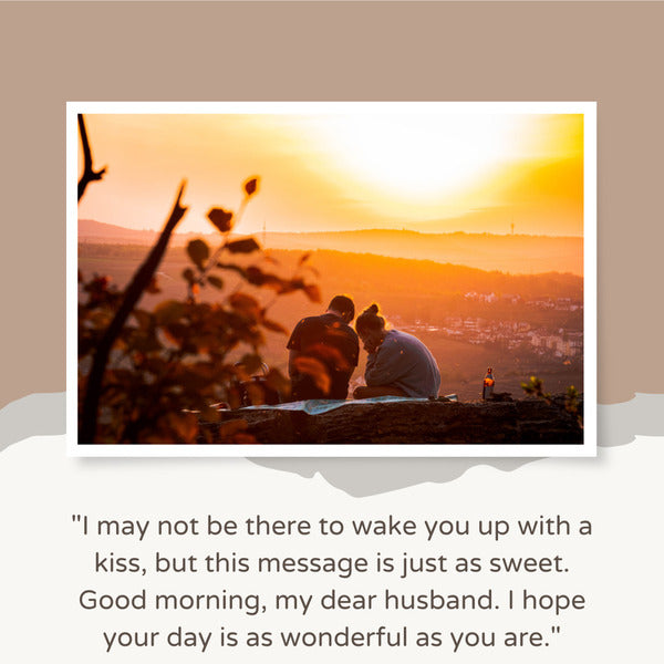 Good morning messages for husband