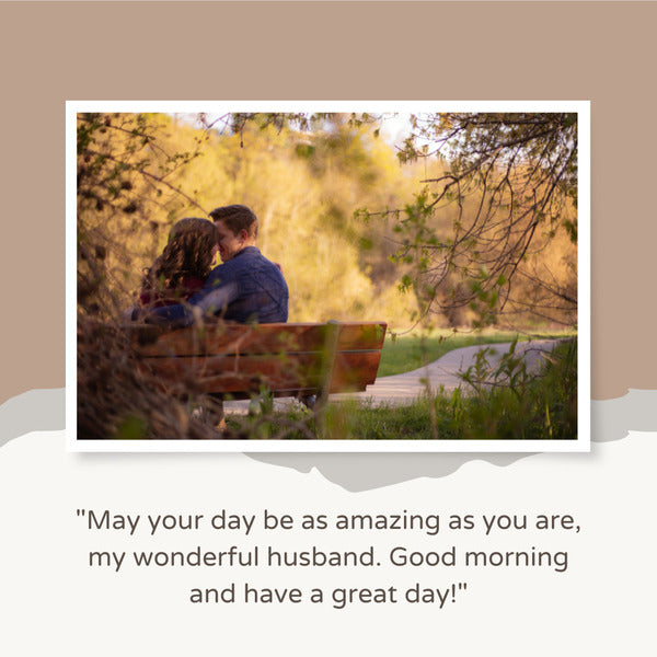 Good morning prayer message for my husband
