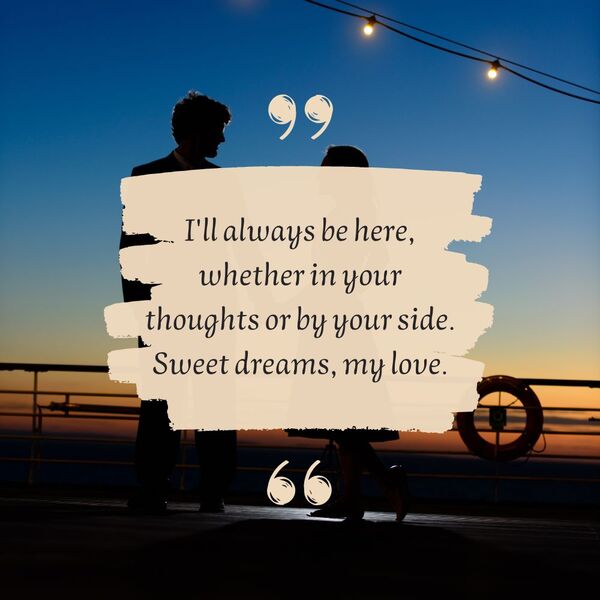 Love good night quotes for him