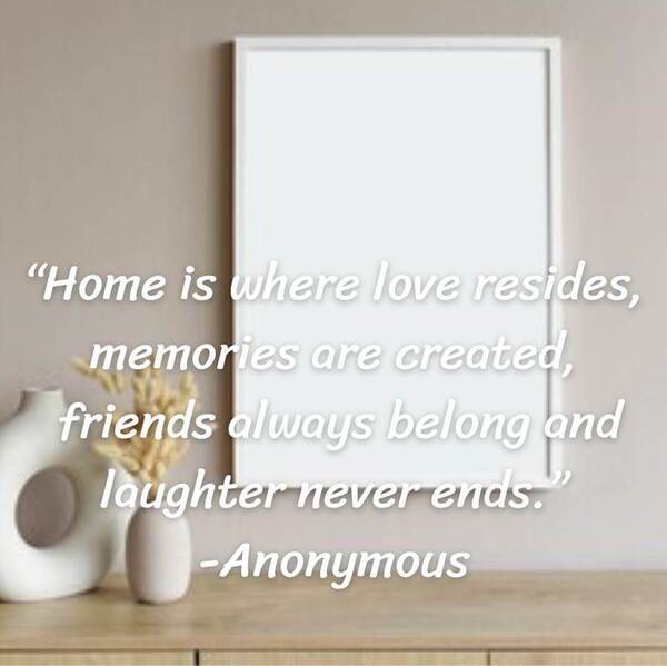 Love quotes about home