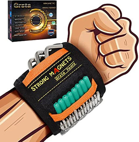 Magnetic Wristband for Holding Nails Screws Drill
