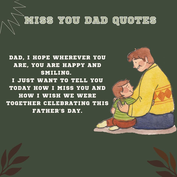 Miss you dad quotes from son