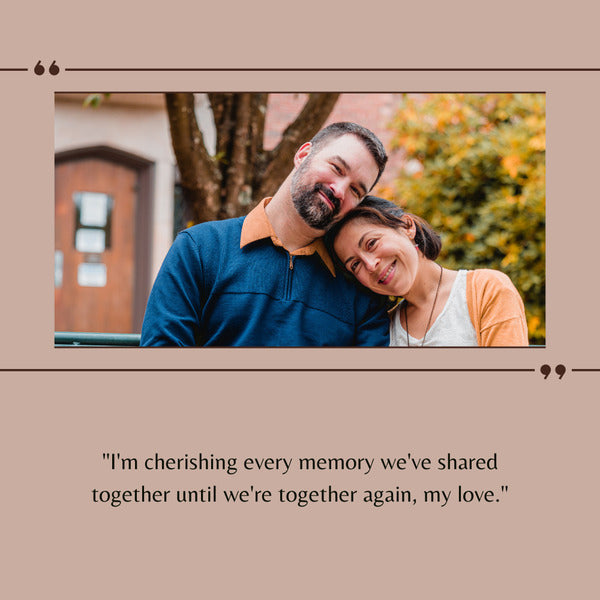 Missing quotes for wife from husband