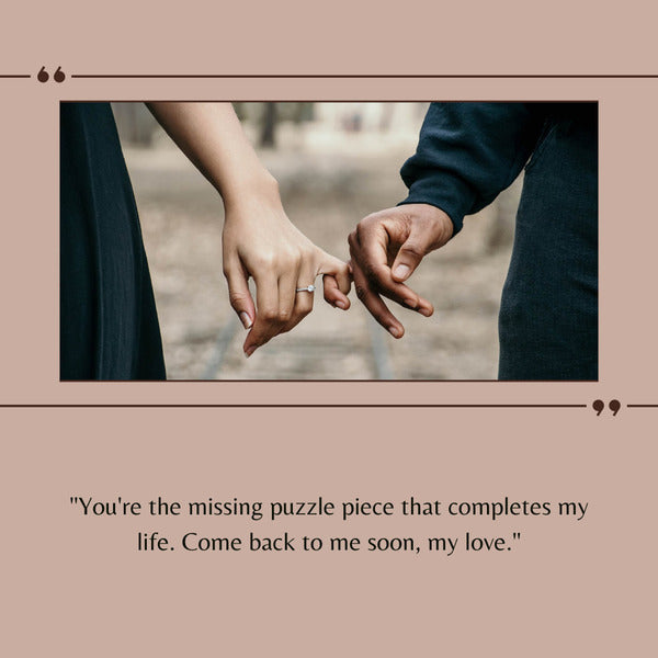 Missing you quotes for husband