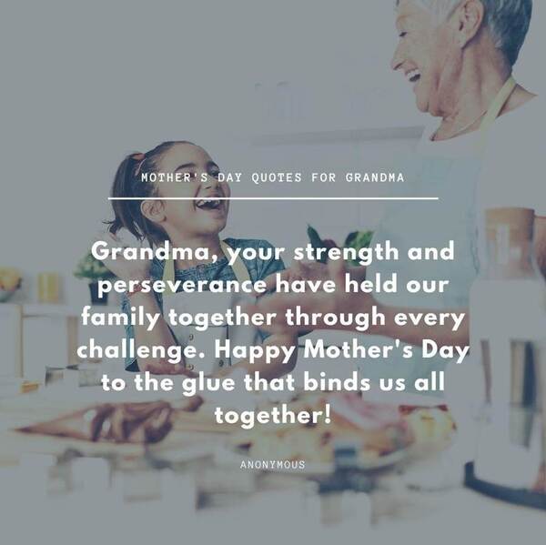 Mother's day for grandma quotes for kids to say