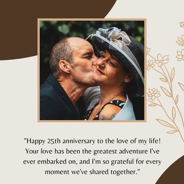 Quotes about 25th wedding anniversary