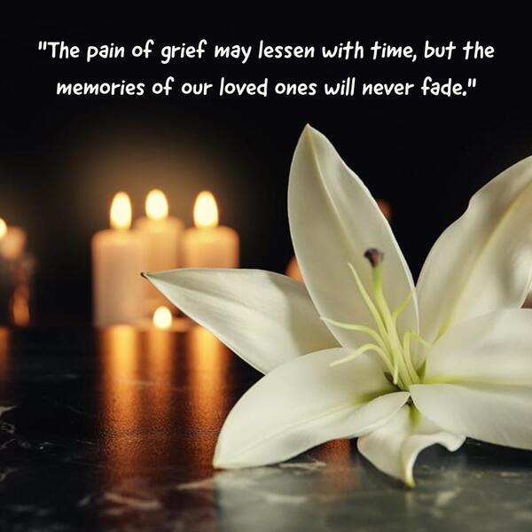 quotes about death of a loved one remembered