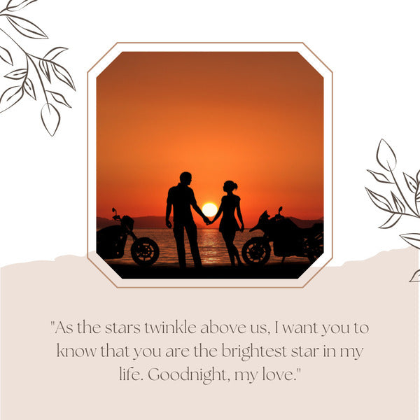 Romantic good night message for husband