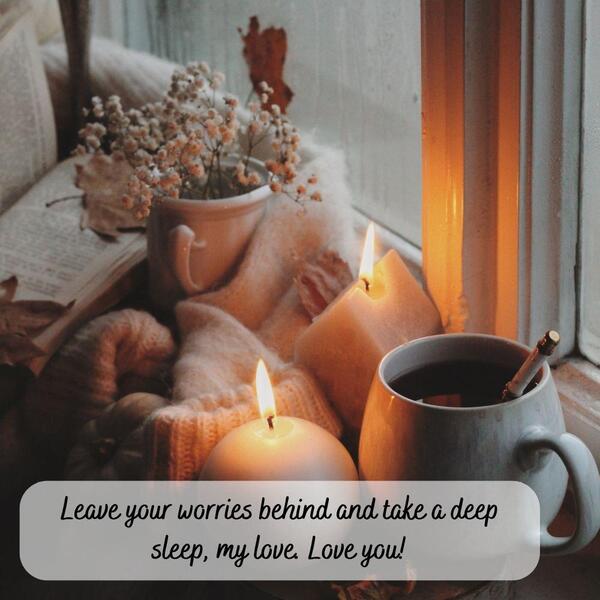 Romantic good night message for my wife