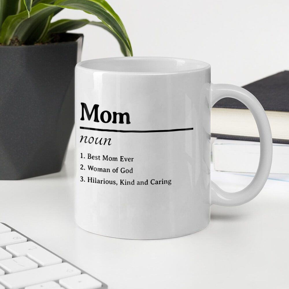 Definition of Mom Fun Dictionary Custom Mug - Berry Berry Sweet