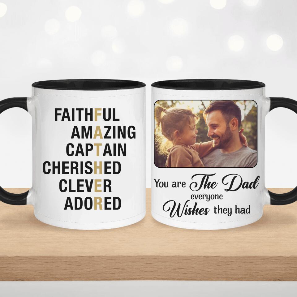  TheUnifury Personalized Papa Bear Mug - Dad Mugs From Daughter,  Son, Kids - Fathers Day Mugs For Dad - Dad Birthday Gifts From Daughter,  Son - Dad Coffee Mugs : Home & Kitchen