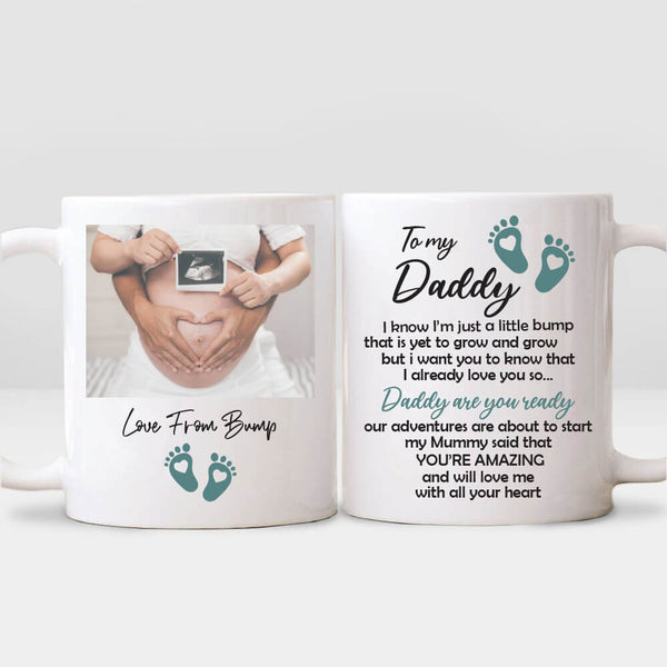 Personalized First Father's day mug gifts - Custom Photo