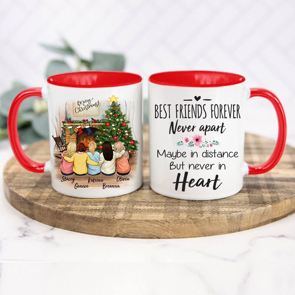 Beach Sand Personalized Best Friend Sister Coffee Mugs