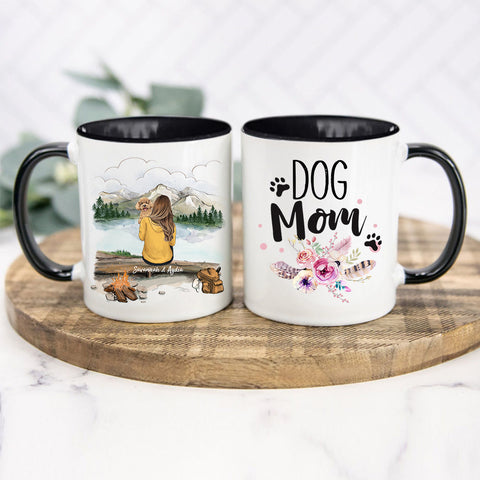 Paws Down The Best Mom Ever – Engraved Dog Mom Travel Mug Cup, Animal Lover  Gift, Dog Mom Mug Cup – 3C Etching LTD