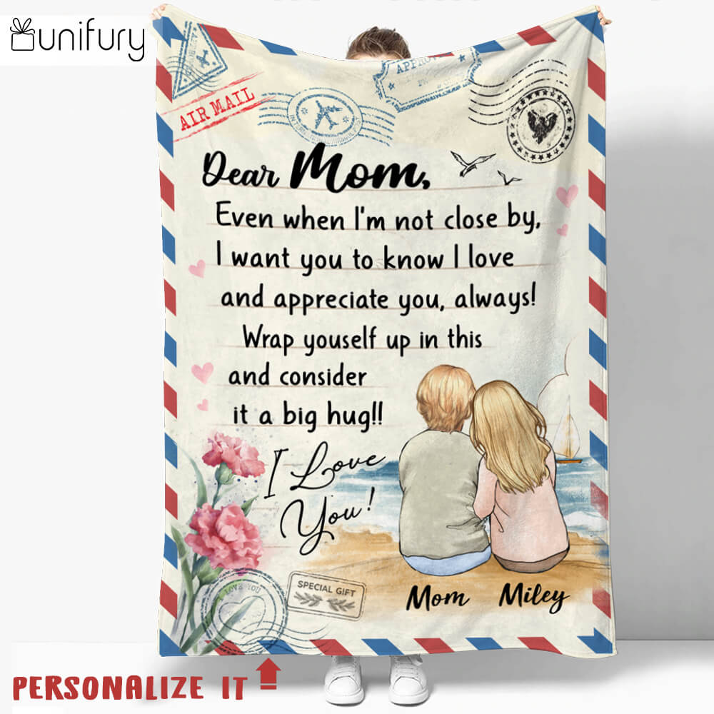 Funny Single Mom Gift Blanket, Mothers Day Gift, Funny Mothers Day