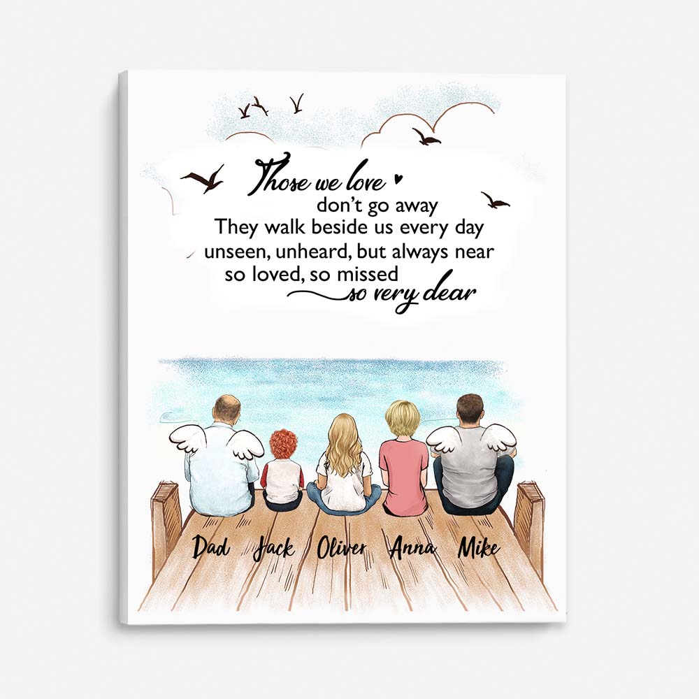 Happy Father's Day canvas print gifts for Dad - Custom Photo - Unifury