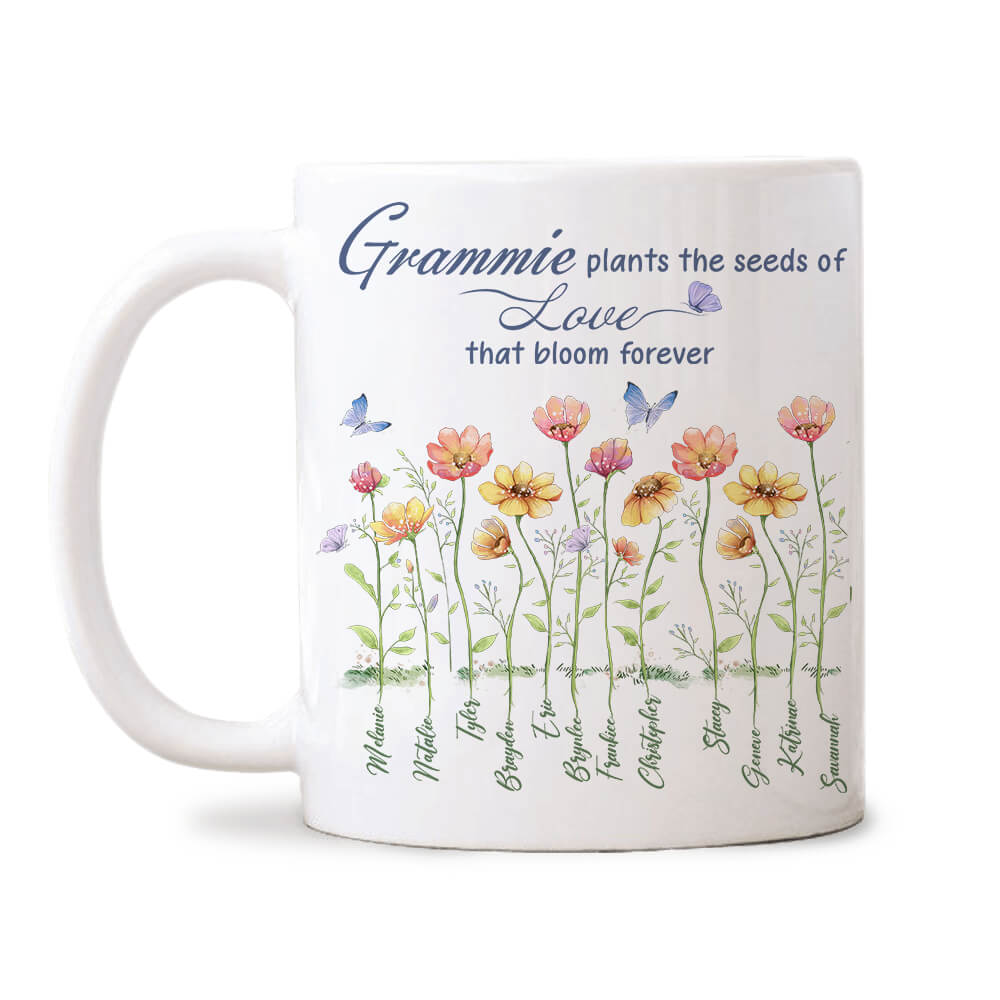 Bloom Where You Are Planted Handmade Mug