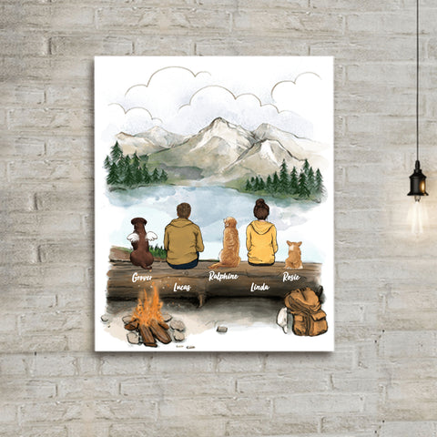 Personalized We'll Be Friends Until We're Old Canvas, Custom Photo