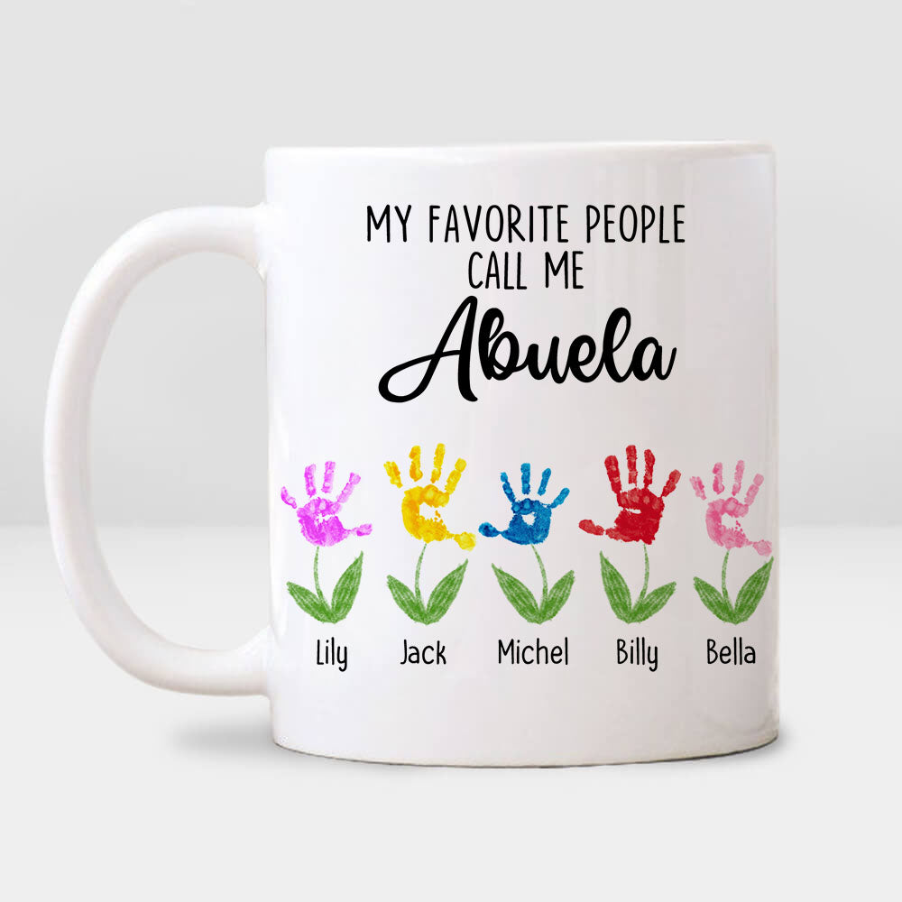  My Favorite People Call Me Mamaw Accent Mug