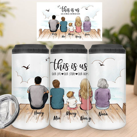 Personalized Christian Can Cooler - Be Still And Know - Unifury