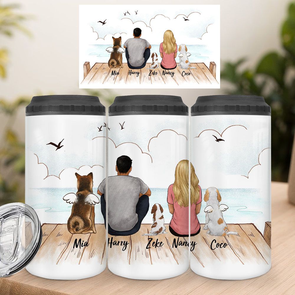 Chillin' At The Beach With My Bestie - Personalized Can Cooler - Gift -  Pawfect House ™