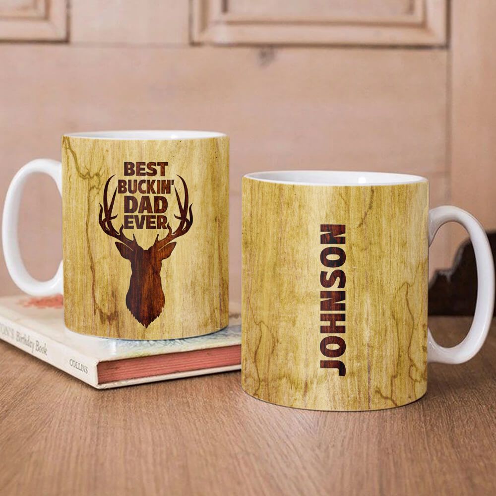 Personalized Dad Coffee Mugs Funny - My Protector My Hero My Dad