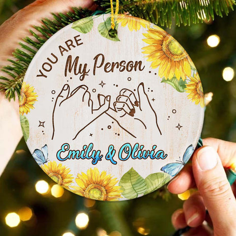 Personalized Best Friend Christmas Ornament, A Good Friend Is Like A G -  Hope Fight