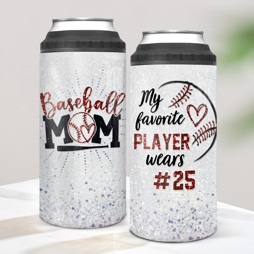 Baseball Beer 4 Bottle Can Cooler – Beyond Sports Gifts