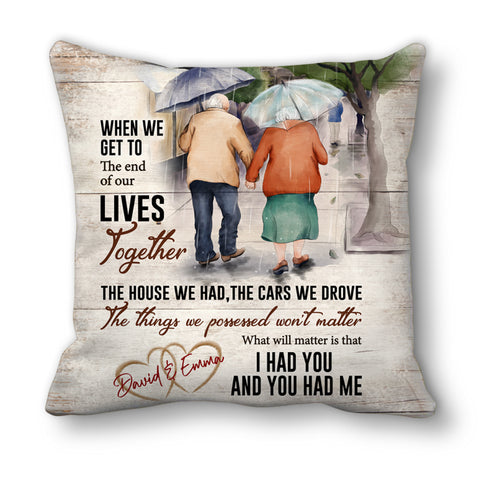 Personalized pillow gifts for him for her - Couple Puzzle - Unifury