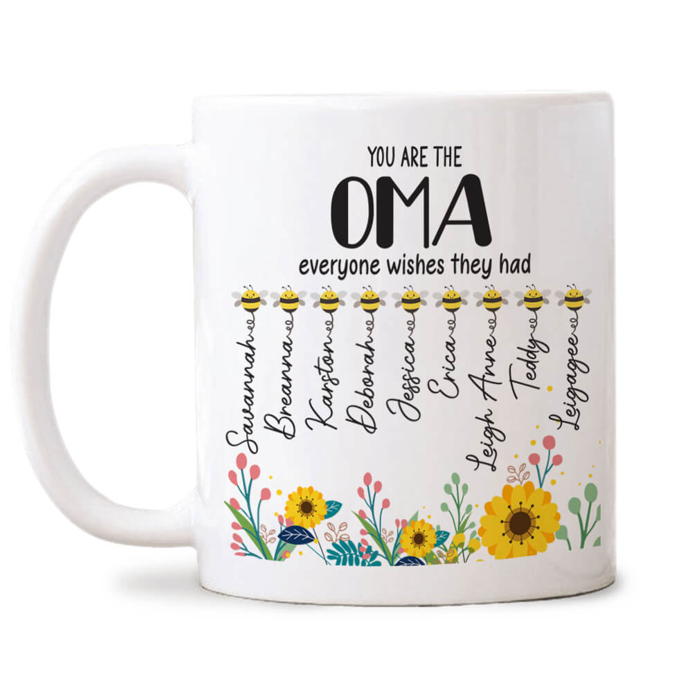 Oma Coffee Cup Oma Gifts From Grandchildren, Oma Stuff, Custom Oma