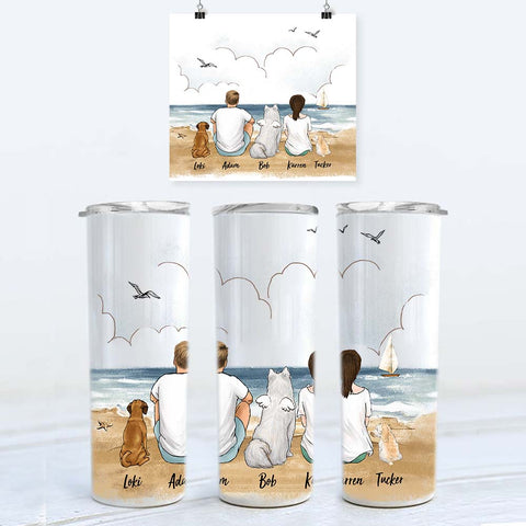 Personalized Teacher Clear Glass Tumbler, Teach Them - Unifury