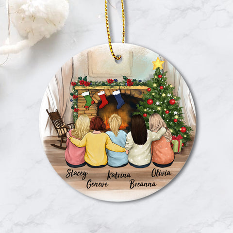 Personalized Best Friend Christmas Ornament, A Good Friend Is Like A G -  Hope Fight